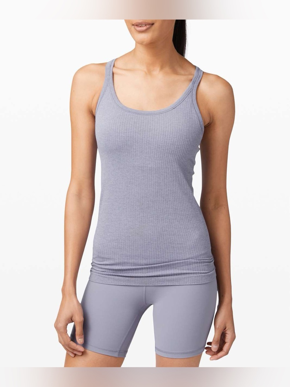 Lululemon Ebb To Street Tank
Peri Purple size 12 yoga ribbed gym bra